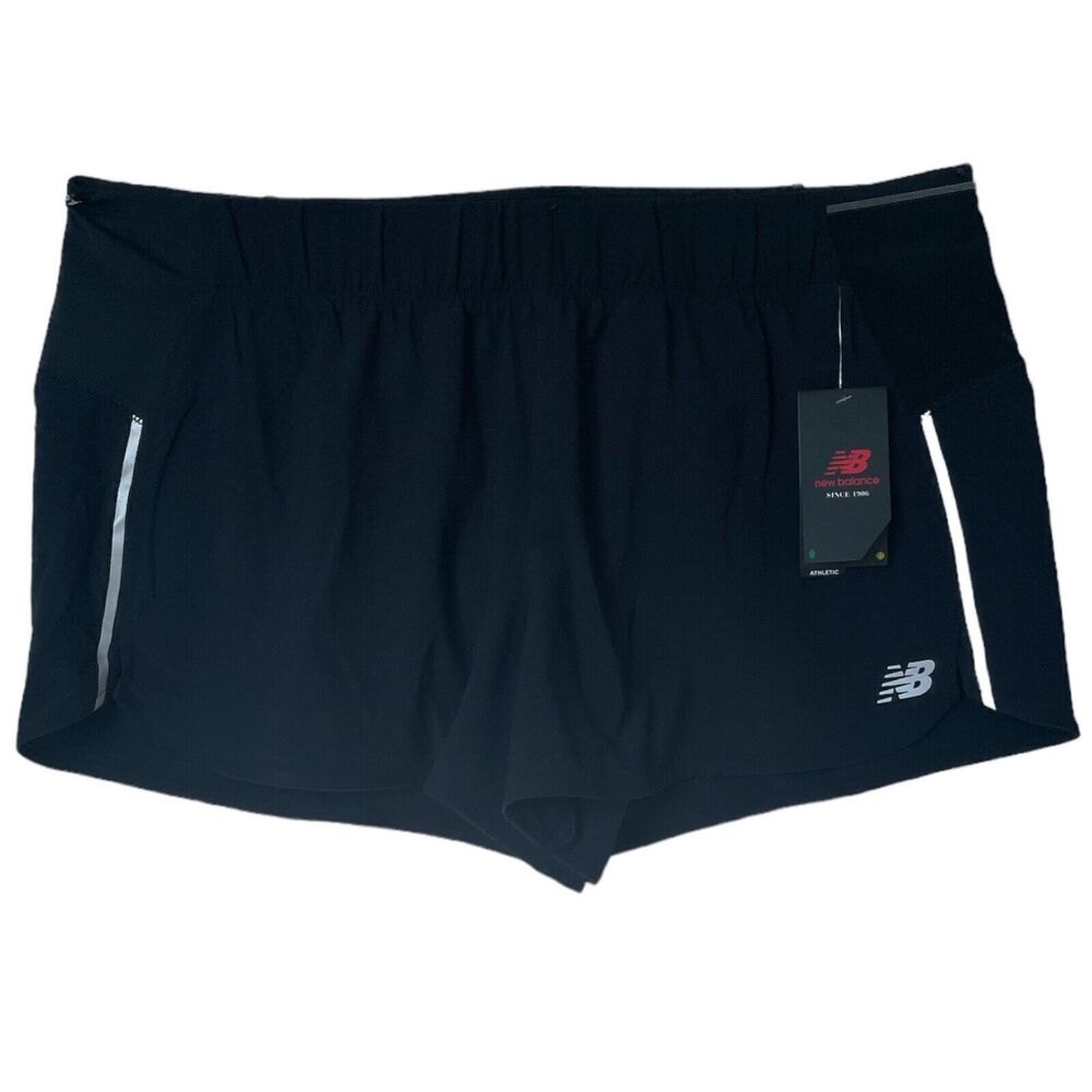 New Balance Woman Black Running Shorts with Liner Sz/ 2XL